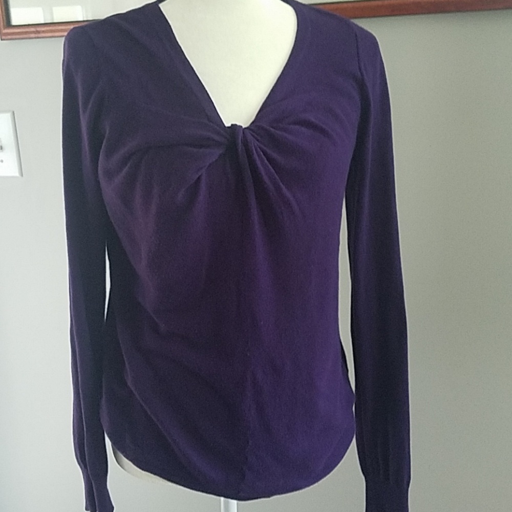 Purple loft sweater, long sleeve, size large